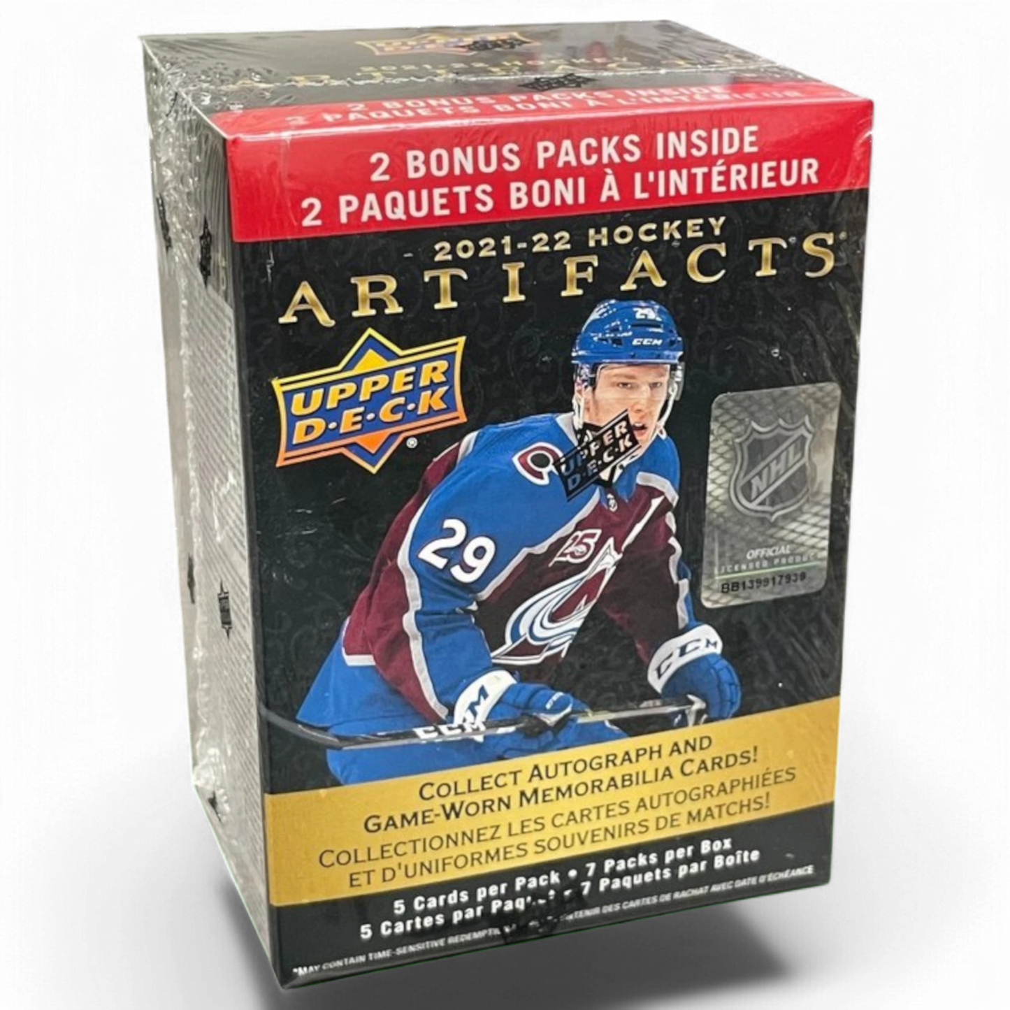 2021-22 Upper Deck Artifacts Hockey Cards - 35 Card Blaster Box - Autograph And Game Worn Memorabilia!
