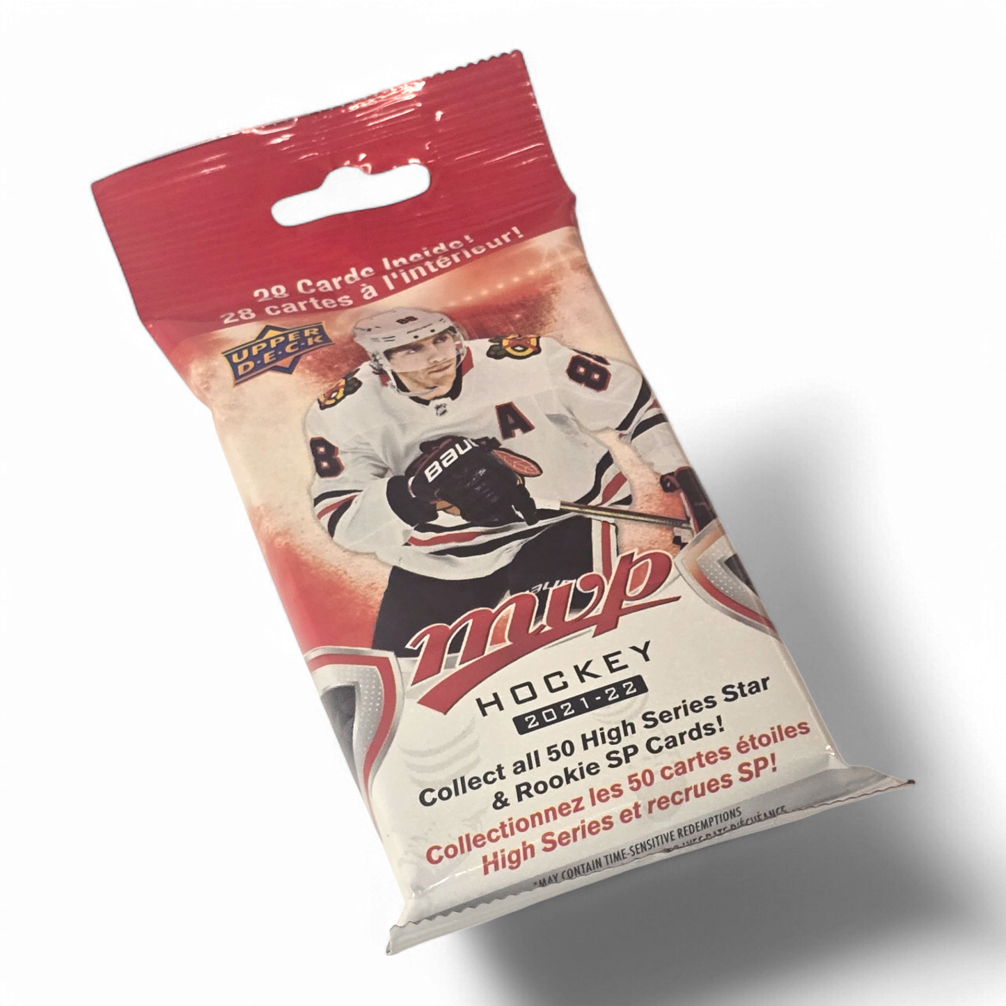 2021-22 Upper Deck MVP Hockey Cards - 28 Card Jumbo Value Pack - Exclusive MVP Inserts