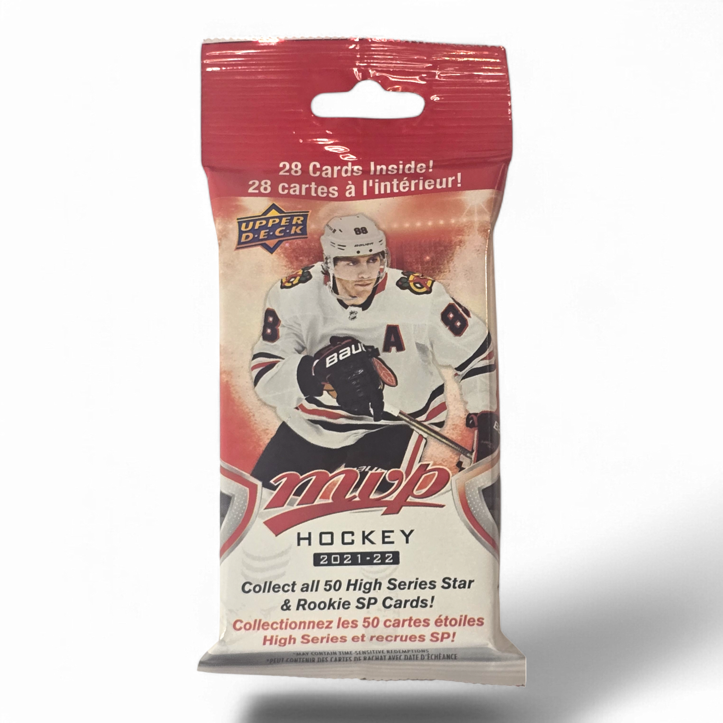 2021-22 Upper Deck MVP Hockey Cards - 28 Card Jumbo Value Pack - Exclusive MVP Inserts