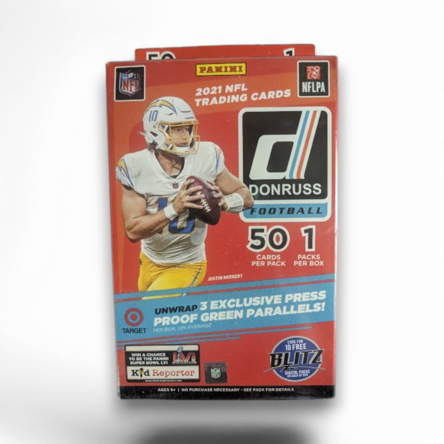 2021 Donruss Football Trading Card Hanger Box