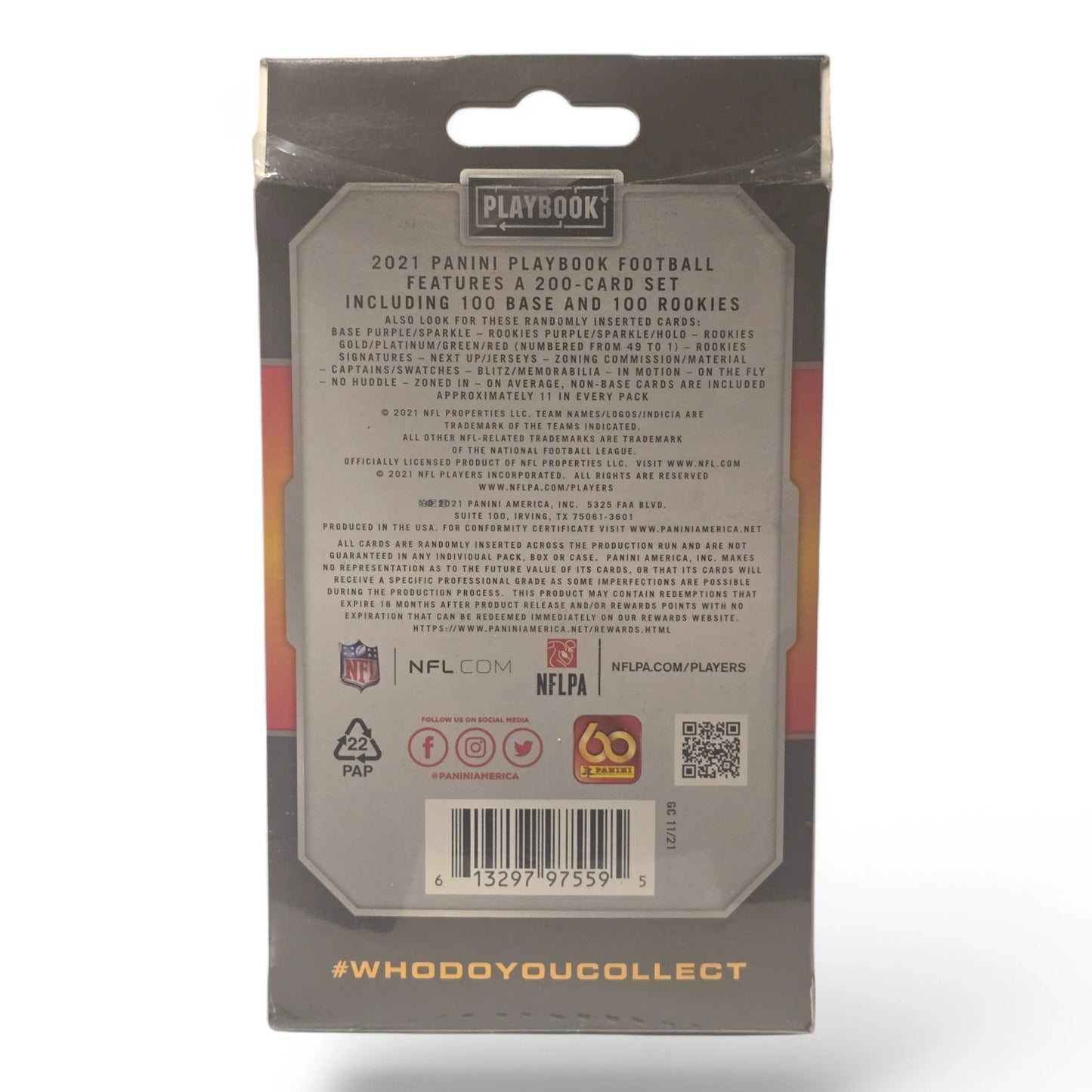 2021 Panini Playbook Football – Hanger Box