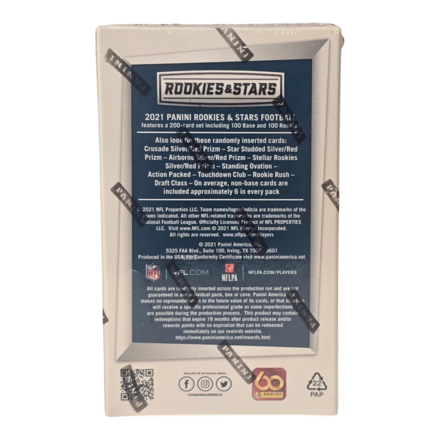 2021 Panini Rookies & Stars Football - Cereal Box