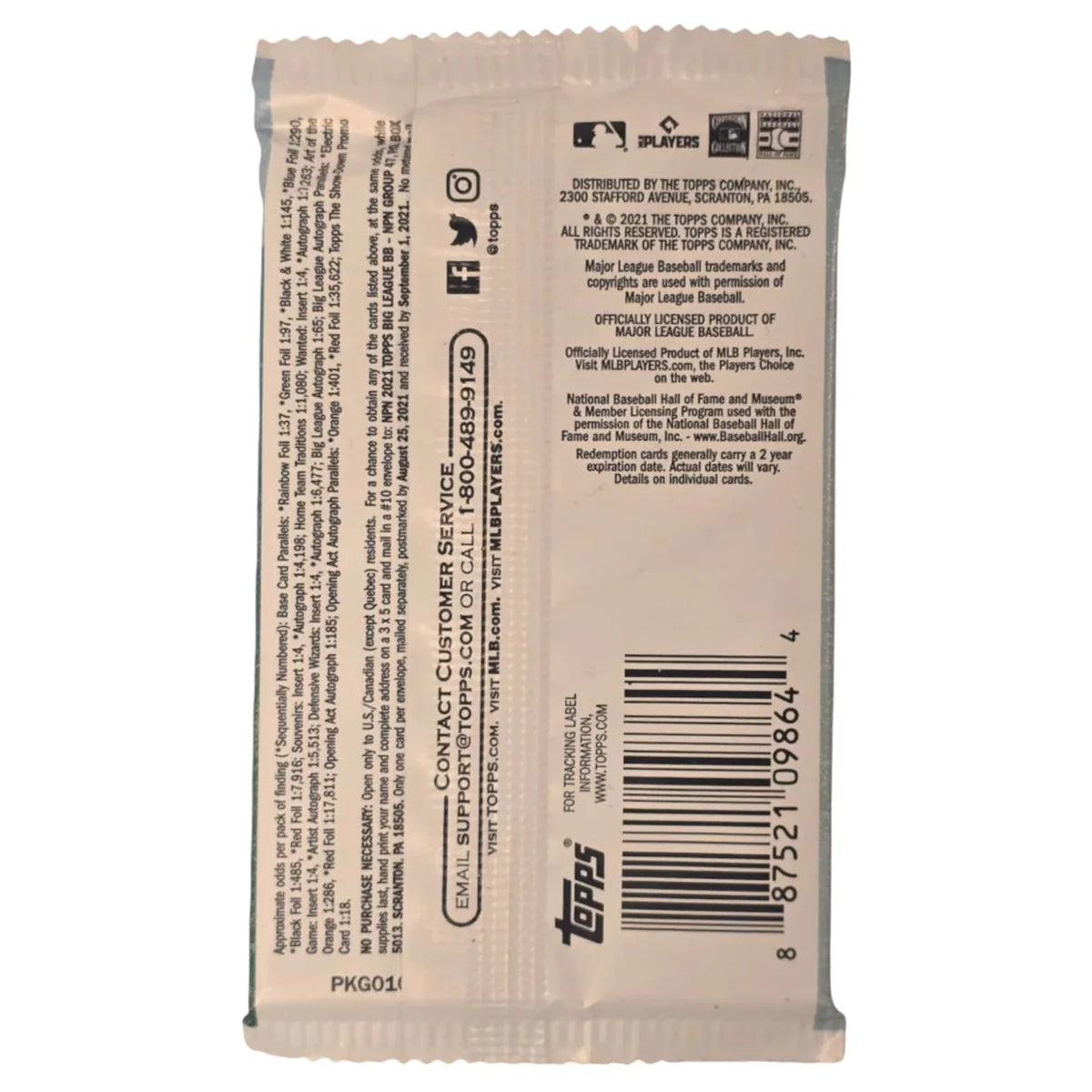 2021 Topps Big League Baseball - Hobby Pack