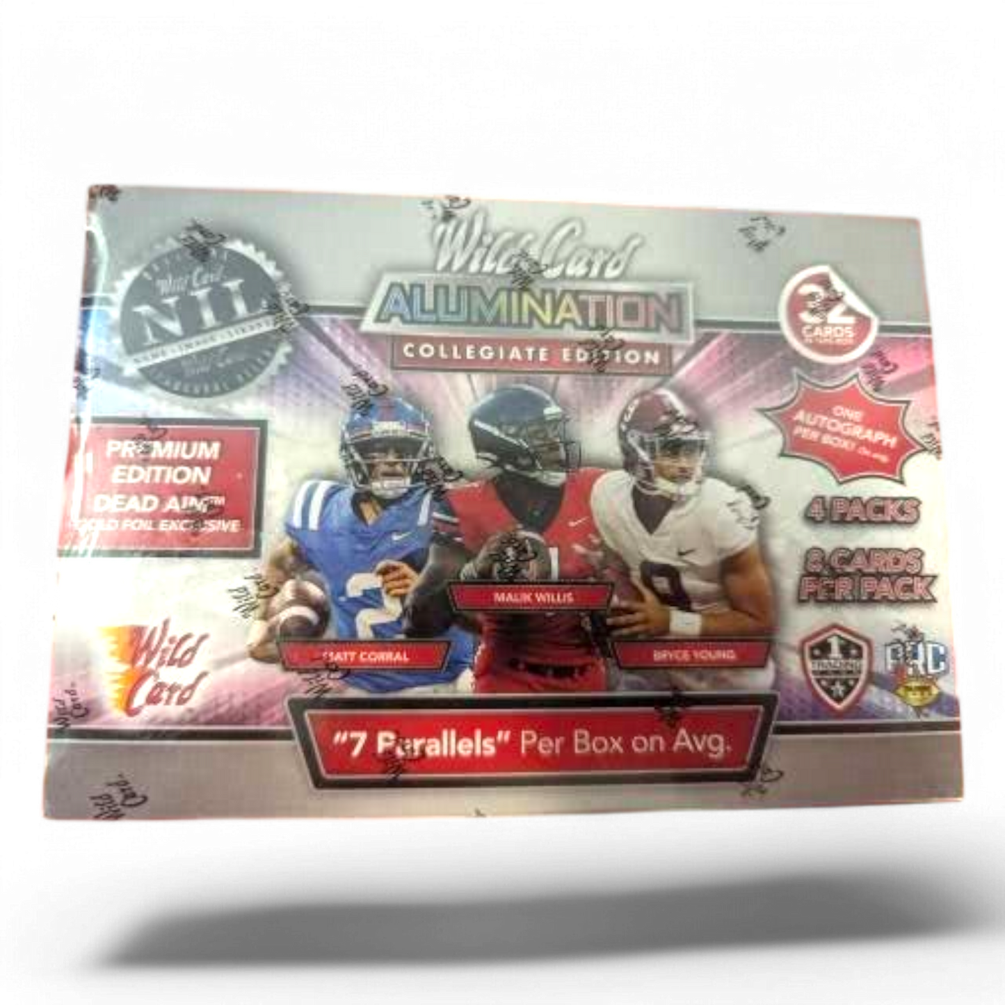 2021 Wild Card Alumination Collegiate Football - Blaster Box
