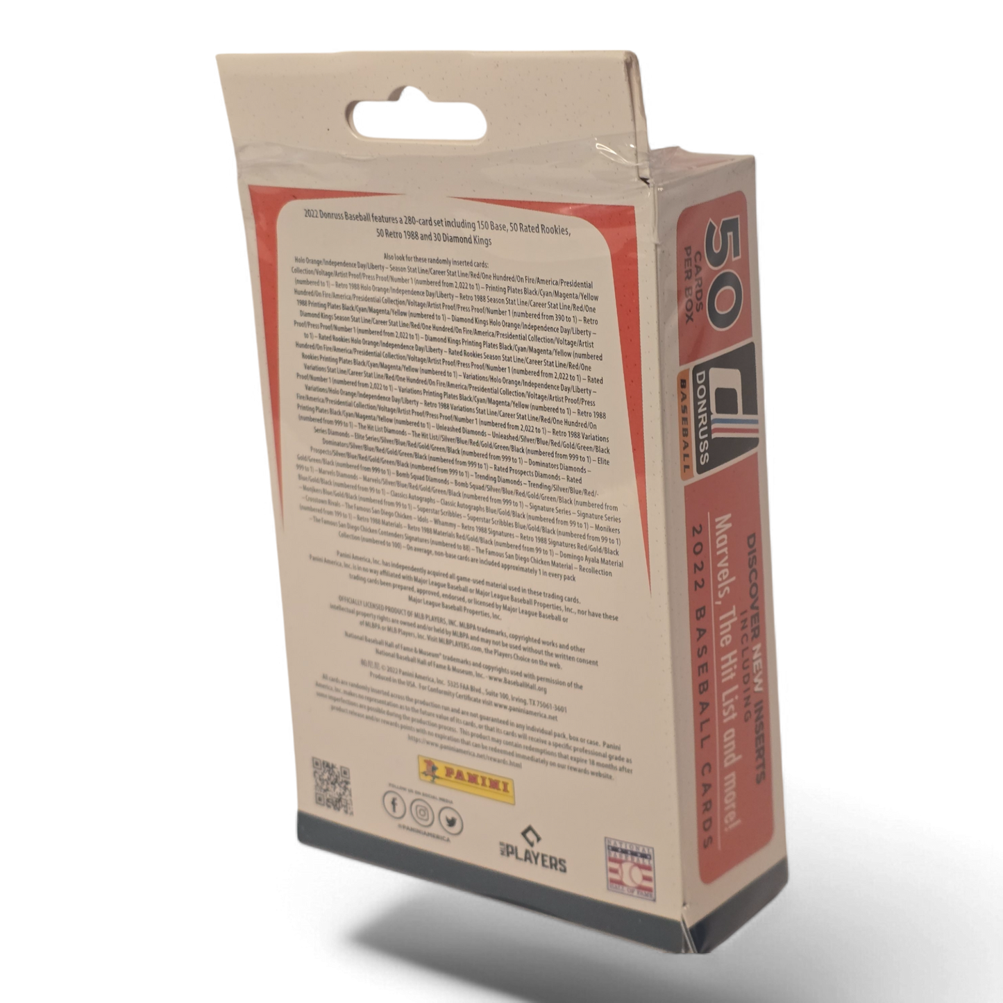 2022 Panini Donruss Baseball 50-Card Hanger Box