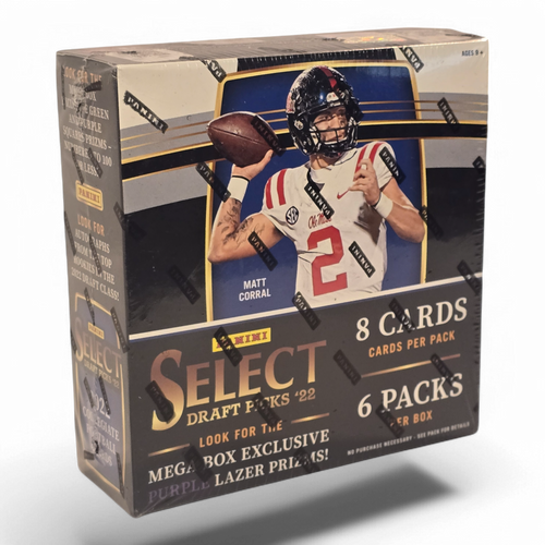 2022 Panini Select Draft Picks Football - Mega Box