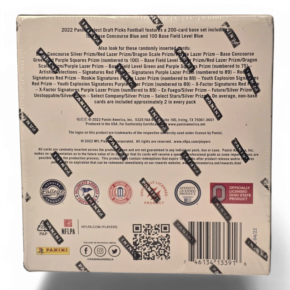 2022 Panini Select Draft Picks Football