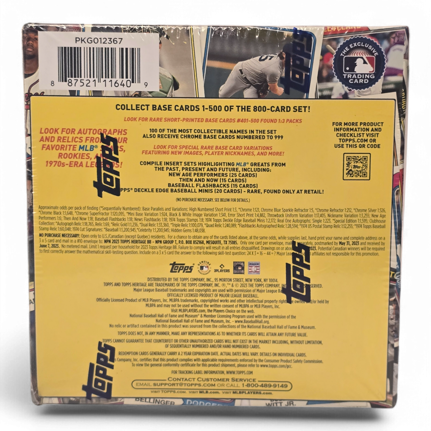 2023 Topps Heritage Baseball - Mega Box