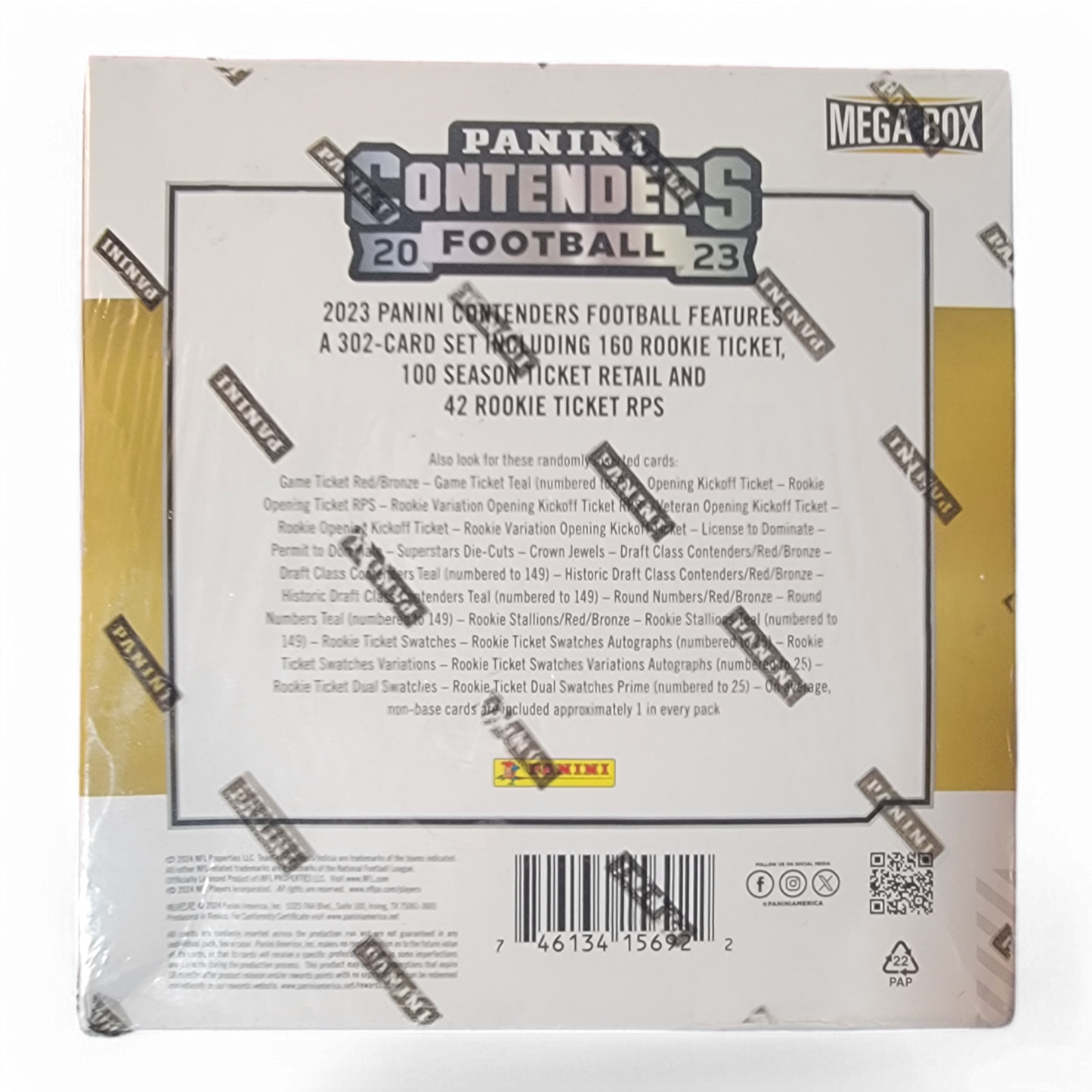 2023 Panini Contenders Football - Mega Box