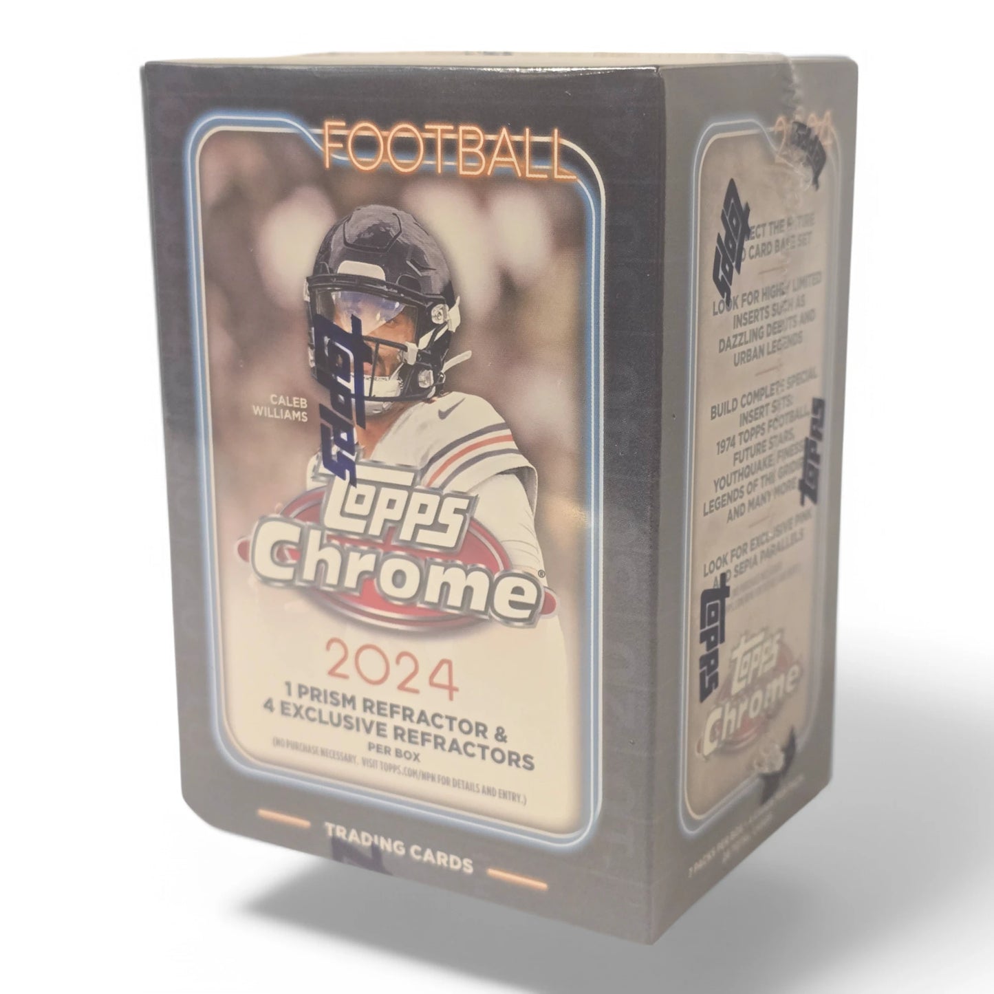 2024 Topps Chrome Football Card Blaster Box