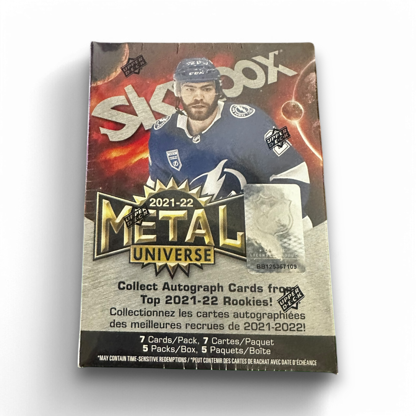 2021-22 Upper Deck SkyBox Metal Universe Hockey - 35 Card Blaster Box - Exclusive Sapphire Autographs!