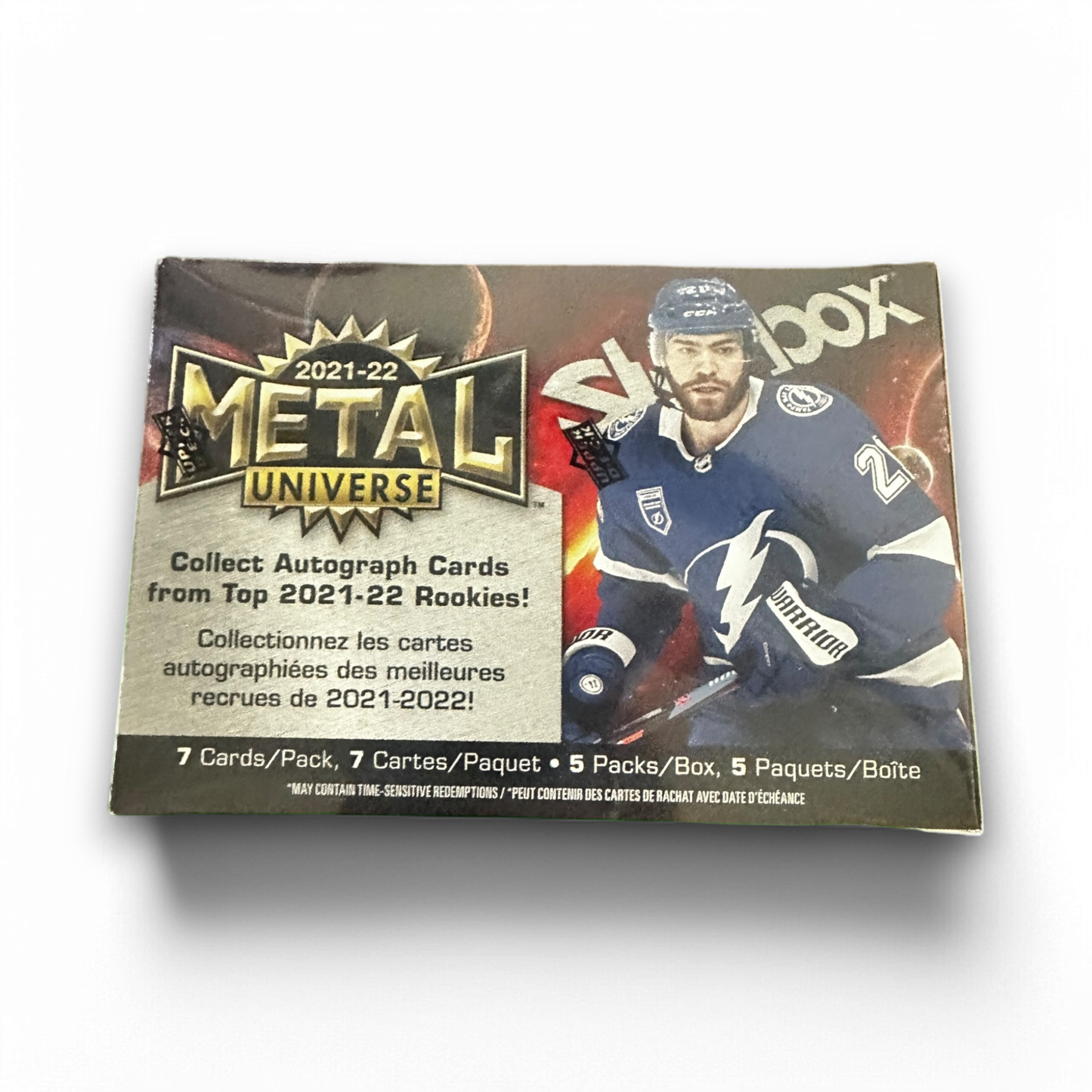 2021-22 Upper Deck SkyBox Metal Universe Hockey - 35 Card Blaster Box - Exclusive Sapphire Autographs!