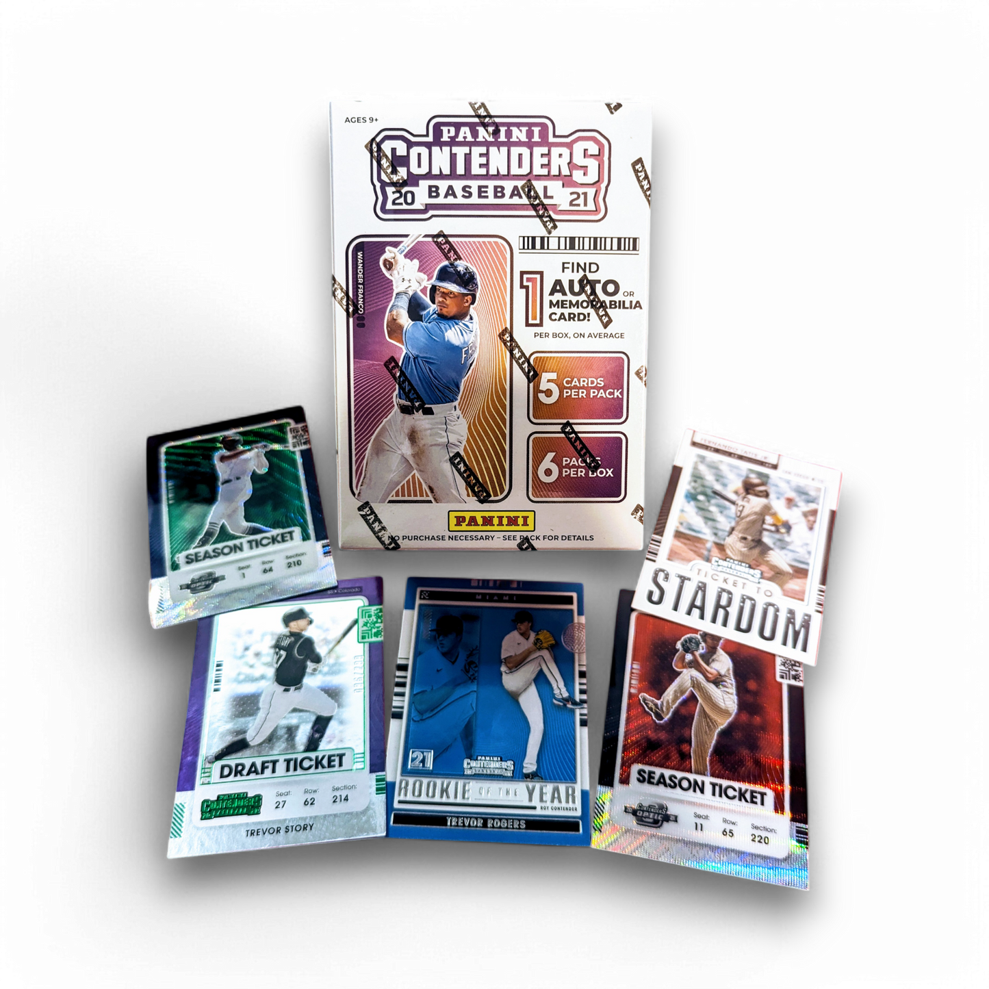 2021 Panini Contenders Baseball - Blaster Box
