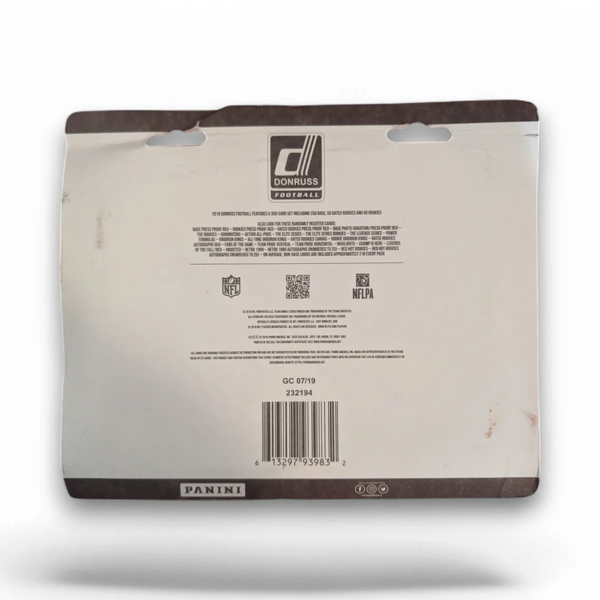 2019 Panini Donruss Football