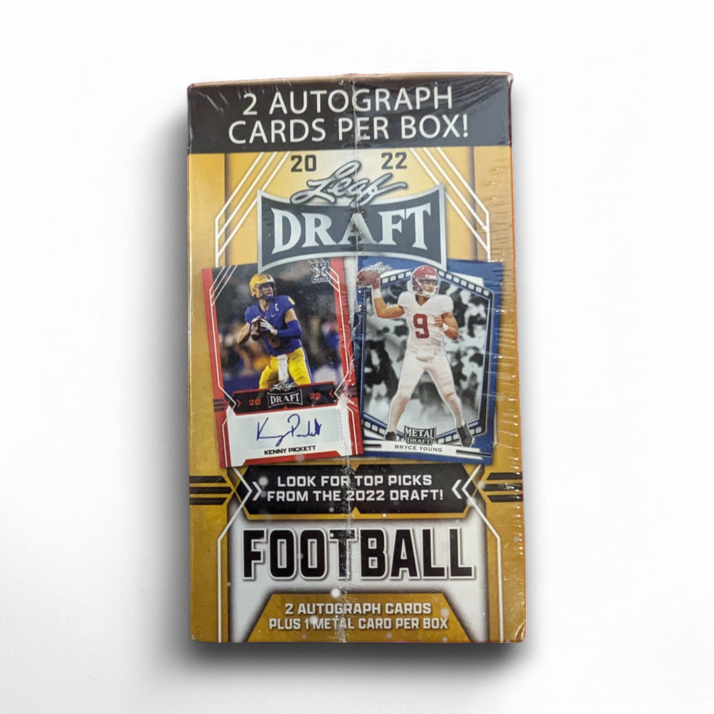 2022 Leaf Draft Picks Football - (Gold) Blaster Box