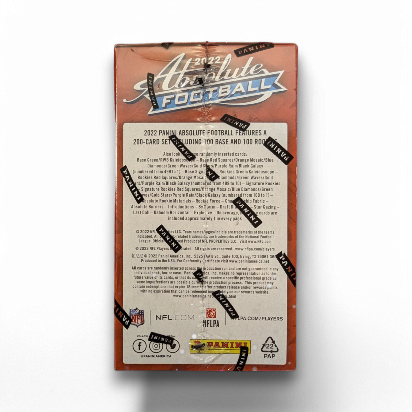 2022 Panini Absolute Football - Blaster Box