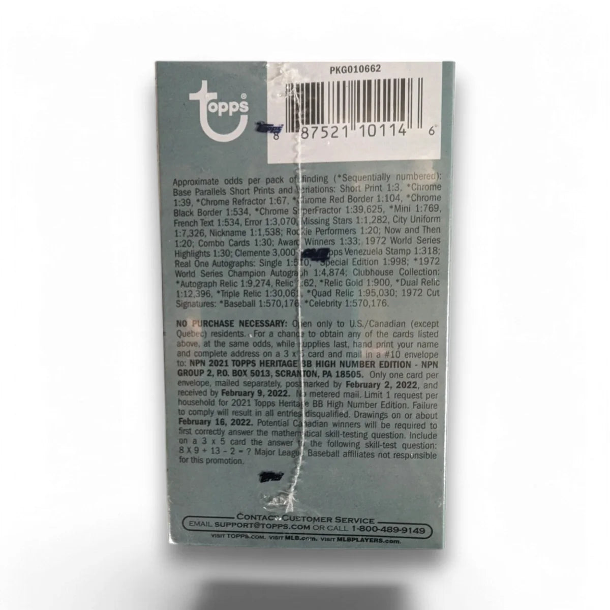 2021 Topps Heritage High Number Baseball