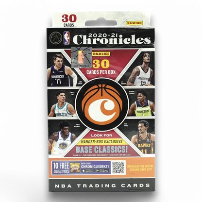 2020-21 Panini Chronicles Basketball Cards - 30 Card Hanger Box - Exclusive Base Classics!