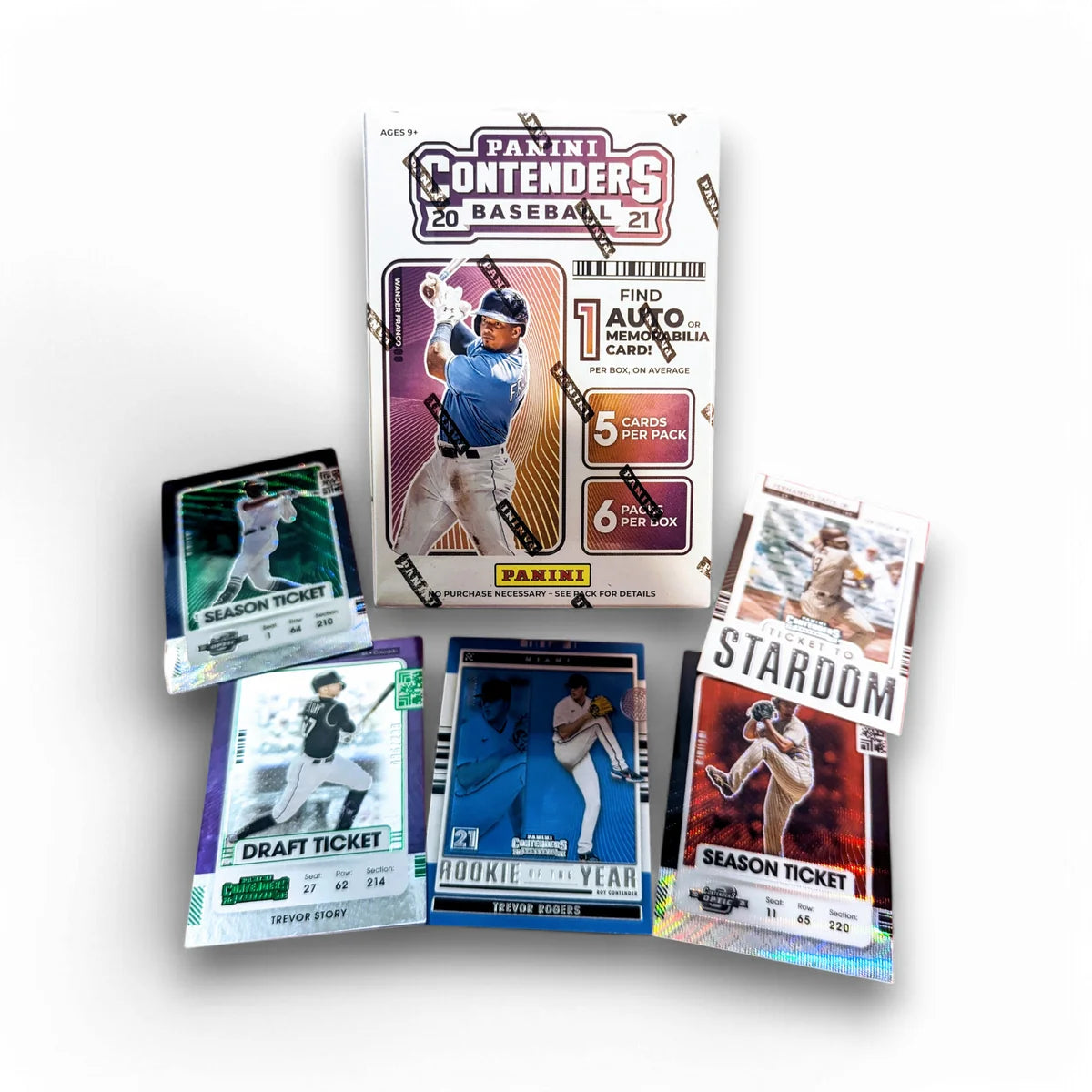 2021 Panini Contenders Baseball – Blaster Box