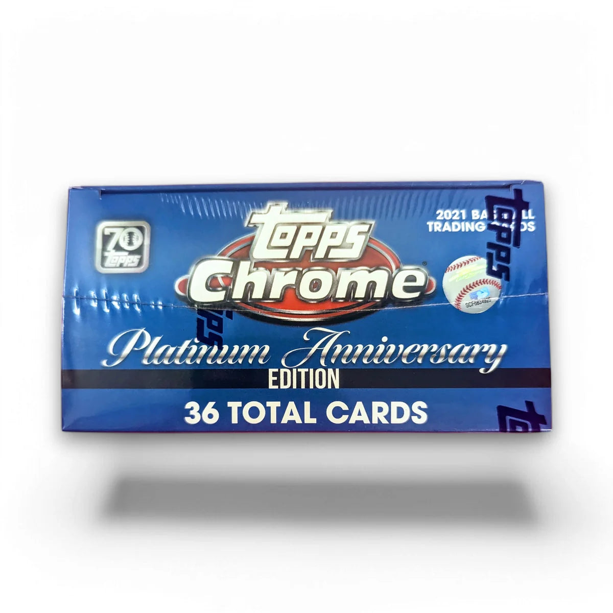 2021 Topps Chrome Platinum Anniversary Baseball – Mega Box (Blue)