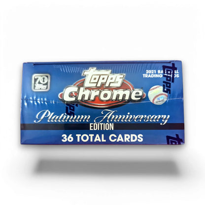 2021 Topps Chrome Platinum Anniversary Baseball – Mega Box (Blue)