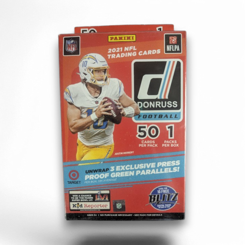 2021 Donruss Football Trading Card Hanger Box
