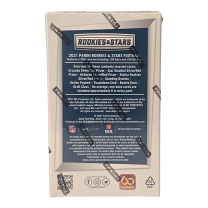 2021 Panini Rookies & Stars Football - Cereal Box