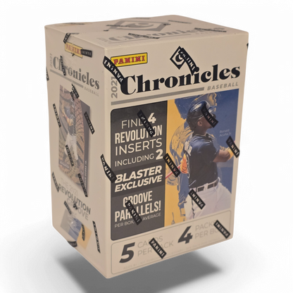 2021 Panini Chronicles Baseball Cards -  20 Card Blaster Box - Revolution Inserts & Groove Parallels!