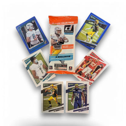 2021 Panini Donruss Football Jumbo Value Pack Sample Cards