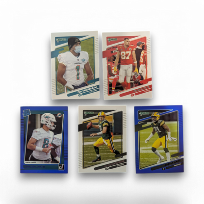 2021 Panini Donruss Football Jumbo Value Pack Sample Cards