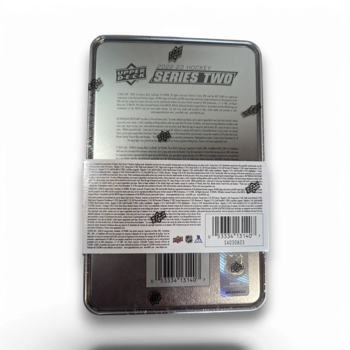2022-23 Upper Deck Series Two Hockey – Collectible Tin