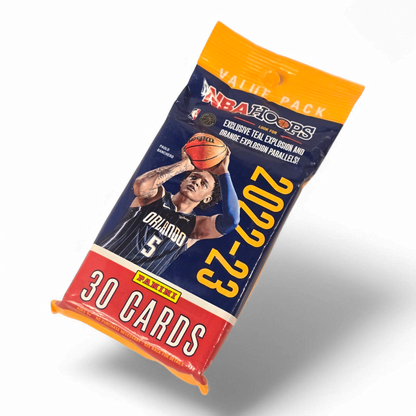 2022-23 Panini NBA Hoops Basketball Cards - 30 Card Jumbo Value Pack - Teal And Orange Explosion Inserts!