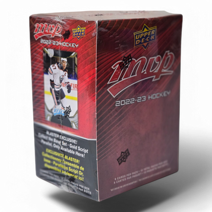 2022-23 Upper Deck MVP Hockey Cards - 90 Card Blaster Box - limited parallels & MVP-themed designs!