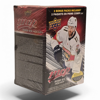 2022-23 Upper Deck MVP Hockey Cards - 90 Card Blaster Box - limited parallels & MVP-themed designs!