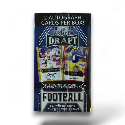2022 Leaf Draft Picks Football – Blaster Box (Blue)