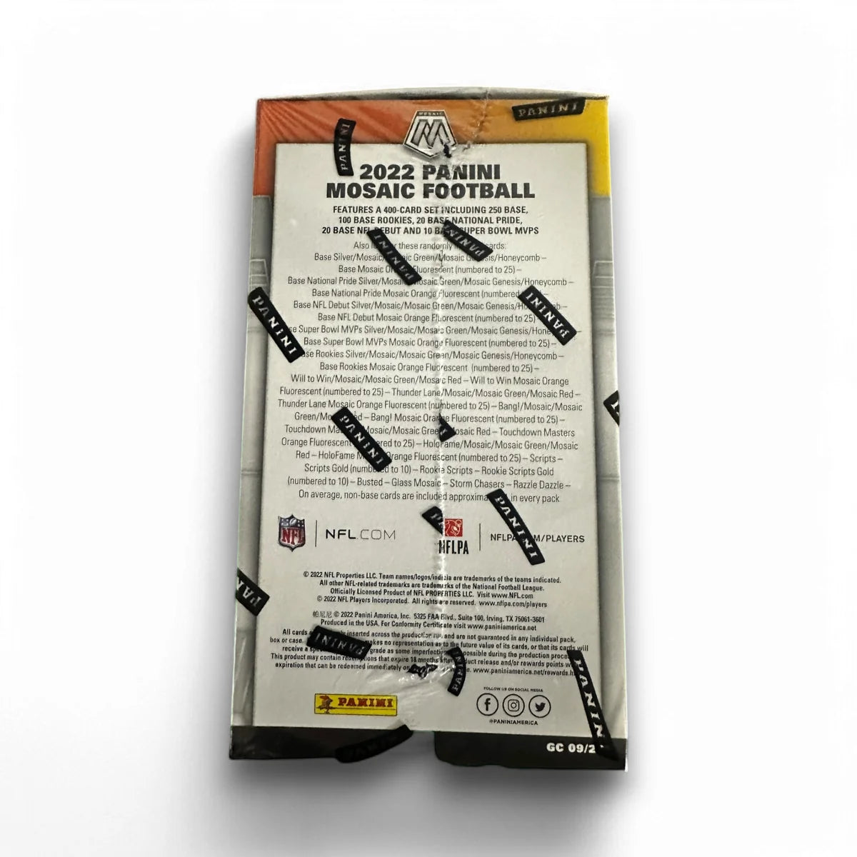 2022 Panini Mosaic Football – Blaster Box (Fanatics Exclusive)
