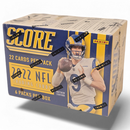 2022 Panini Score Football Cards - 132 Card Blaster Box - Exclusive Gold And Numbered Parallels!