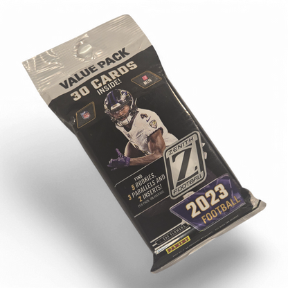2023 Panini Zenith Football Cards - 30 Card Jumbo Value Pack - Exclusive Inserts And Parallels!