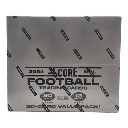 2024 Panini Score Football - 12ct Value Pack Box — back panel details