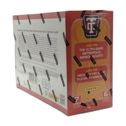 2024 Panini Totally Certified Football – Mega Box — top panel with pack configuration