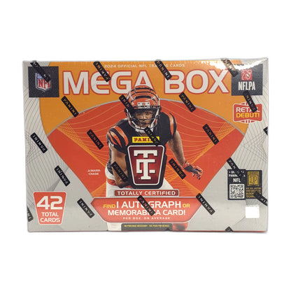 2024 Panini Totally Certified Football – Mega Box — sealed box front