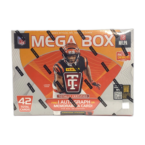 2024 Panini Totally Certified Football – Mega Box — sealed box front
