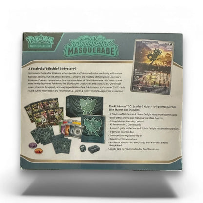 Pokemon TCG Scarlet & Violet – Twilight Masquerade Elite Trainer Box