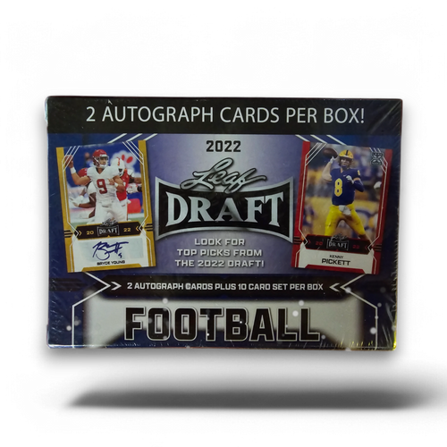 2022 Leaf Draft Picks Football - Blaster Box (Blue)