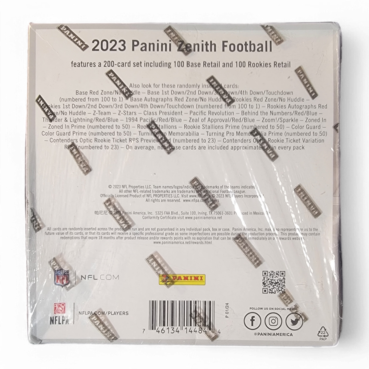 2023 Panini Zenith Football – Mega Box