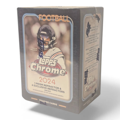 2024 Topps Chrome Football Card Blaster Box