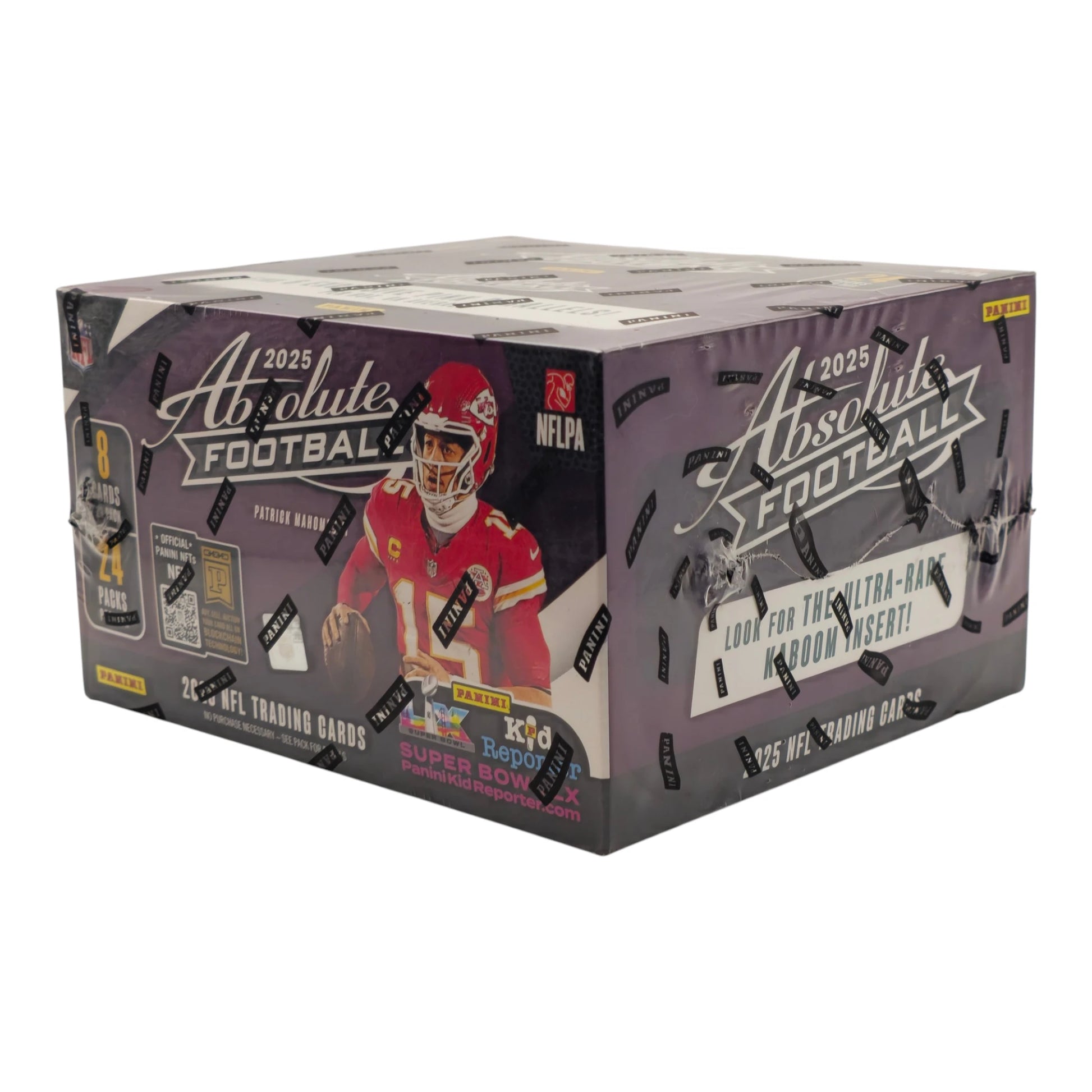 2025 Panini Absolute Football - Retail Box — features and insert callouts