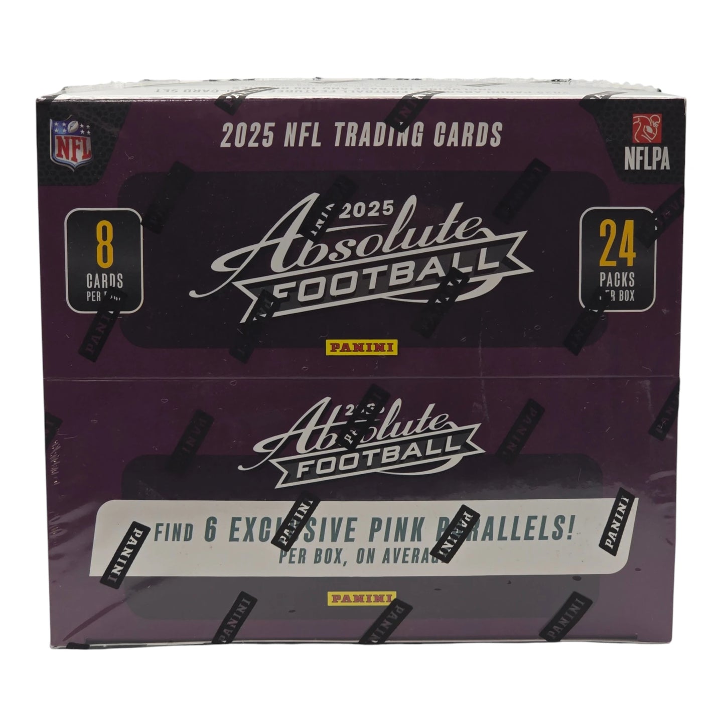 2025 Panini Absolute Football - Retail Box — back panel details