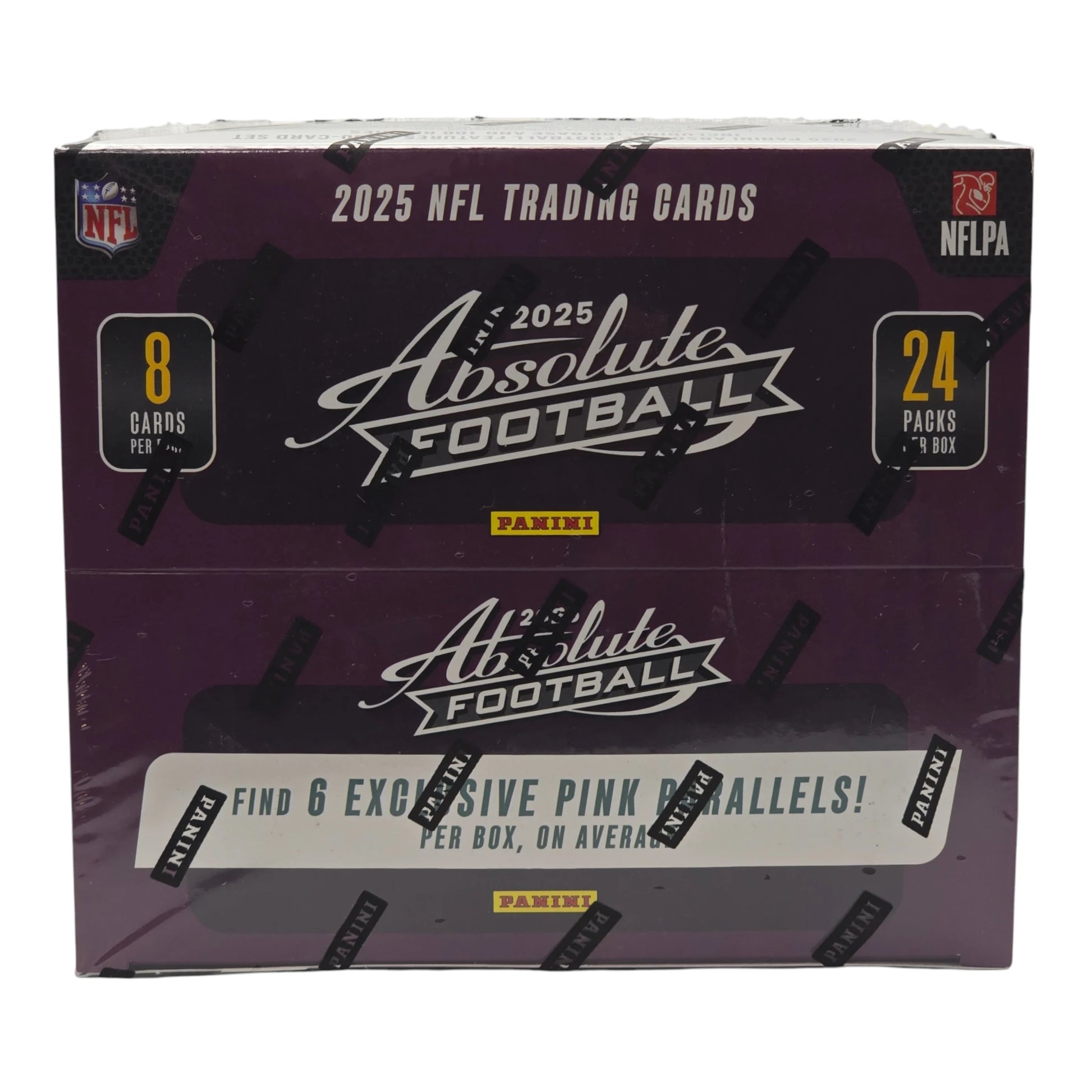 2025 Panini Absolute Football - Retail Box — back panel details