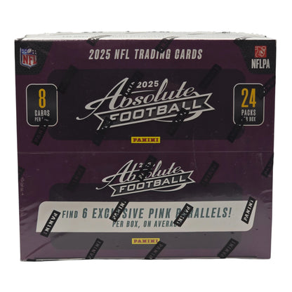 2025 Panini Absolute Football - Retail Box — back panel details